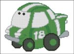 Chubby Race Cars 007 Green Go-Go (image for) Chubby Race Cars 007 Green Go-Go